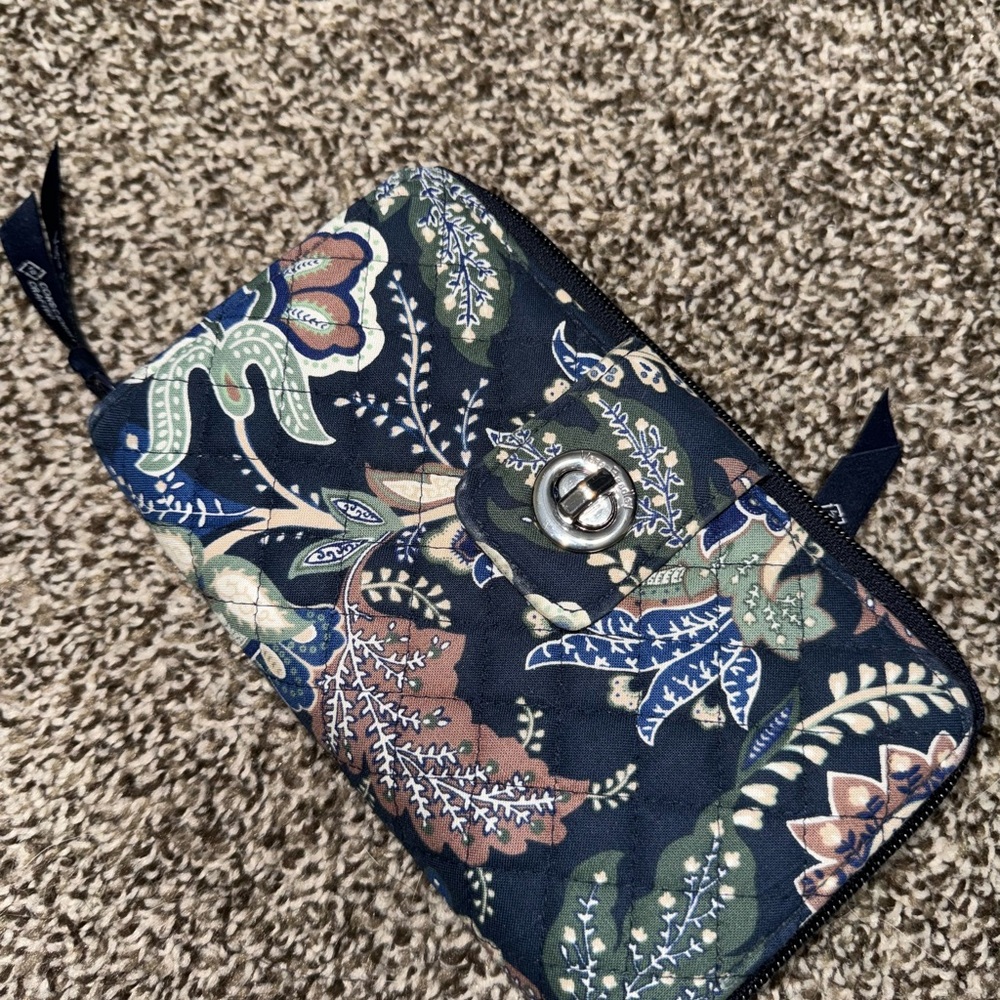 Vera Bradley Blue Floral Wallet